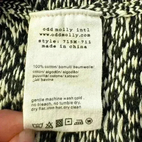 Odd Molly 711 Women’s Knit Cardigan Sweater Jumper Size Small (1) - Boho Vintage - Picture 3 of 7